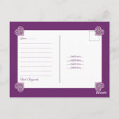 Carte Postale Cardinal Red Rosace (Dos)