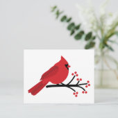 Carte Postale Cardinal rouge (Debout devant)