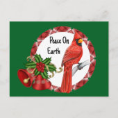 Carte postale Cardinal Rouge (Devant)