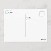 CARTE POSTALE " CARDINAL ROUGE " (Dos)