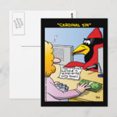 Carte Postale "Cardinal Sin" (Devant / Derrière)
