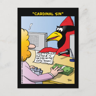 Carte Postale "Cardinal Sin"