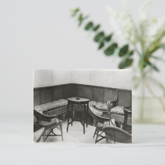 Carte Postale Cardington, Airship R101, Fumoir (Debout devant)