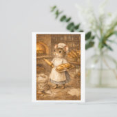 Carte Postale Career Mouse as Baker (Debout devant)