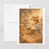 Carte Postale Career Mouse as Basket Weaver (Devant / Derrière)