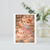 Carte Postale Career Mouse as Cake Decorator (Debout devant)