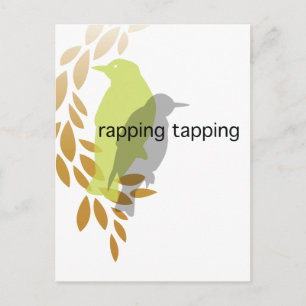 Carte Postale Carénage à capuchon - Oiseaux sur la branche