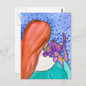 Carte Postale Caresse (Devant / Derrière)