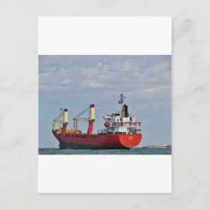 Carte Postale Cargo Ship Malmo