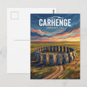 Carte Postale Carhenge États-Unis (Devant / Derrière)