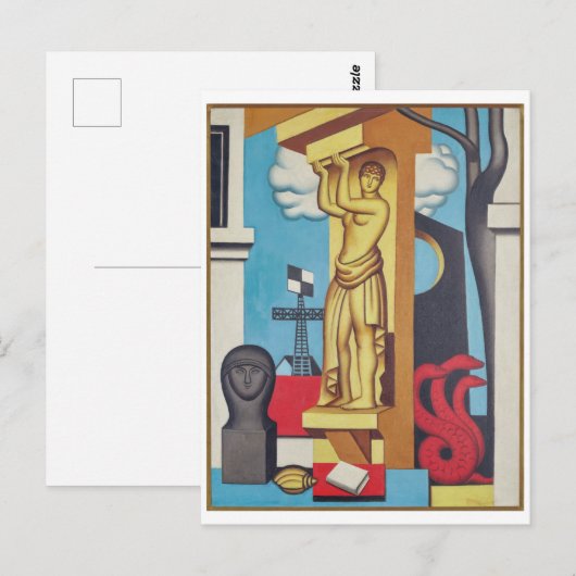 Carte Postale Cariatide | Jean Metzinger | (Devant / Derrière)