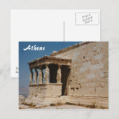 Carte Postale Cariatides - Athènes (Devant / Derrière)
