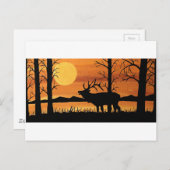 Carte Postale Caribou (Devant / Derrière)