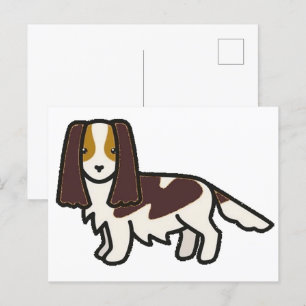 Carte Postale Caricature anglaise Springer Spaniel Liver Tri