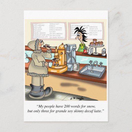 Carte Postale Caricature café 9391 (Devant)