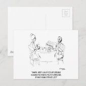 Carte Postale Caricature Commuting 1098 (Devant / Derrière)