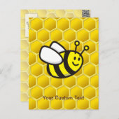 Carte Postale Caricature d'abeilles (Devant / Derrière)