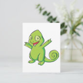 Carte Postale Caricature de Chameleon de Happy Meller (Debout devant)