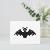 Carte Postale Caricature de chauve-souris à halloween (Debout devant)
