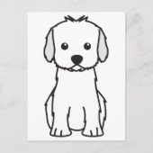 Carte Postale Caricature de chien Cockapoo (Devant)