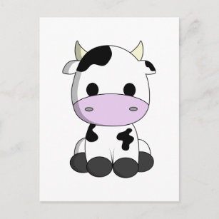 Carte Postale Caricature de la petite vache