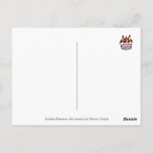 Carte Postale Caricature de l'année Golden Retriever (Dos)