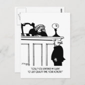 Carte Postale Caricature de l'avocat 5298 (Devant / Derrière)