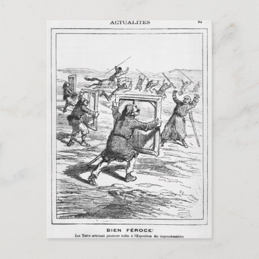 Carte Postale Caricature de 'Le Charivari' (Devant)