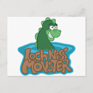 Carte Postale Caricature de Loch Ness Monster