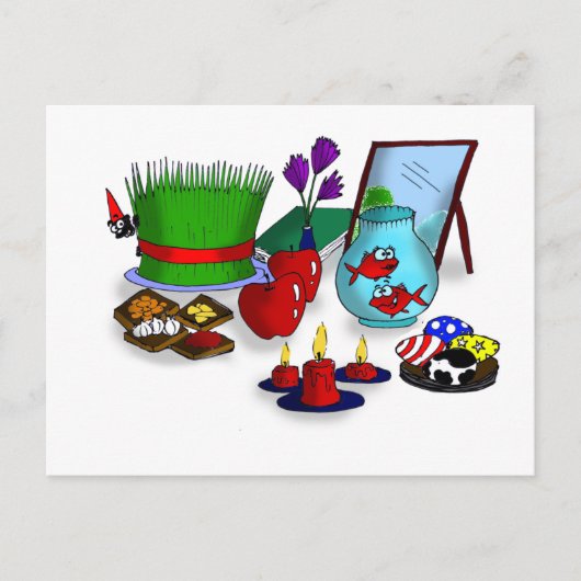 Carte Postale Caricature de Norooz (Devant)