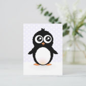 Carte Postale Caricature de pingouin mignon (Debout devant)