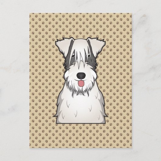 Carte Postale Caricature de Sealyham Terrier (Devant)