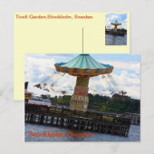 Carte Postale Caricature du jardin Tivoli (Devant / Derrière)