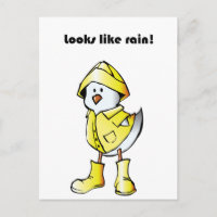 Caricature du jour pluvieux mignon - "Looks Like R