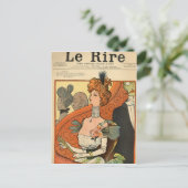 Carte Postale Caricature d'une marquise française (Debout devant)