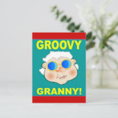 Carte Postale Caricature Groovey Granny (Debout devant)