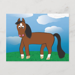 Cartes Postales Joyeux Anniversaire Cheval Originales Zazzle Be