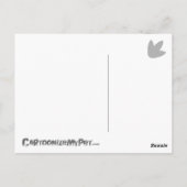 Carte Postale Caricature Leopard Gecko (Dos)