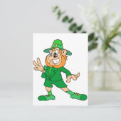 Carte Postale Caricature Leprechaun (Debout devant)