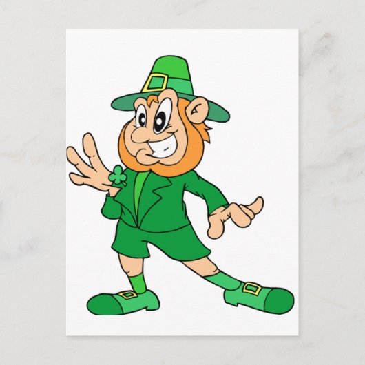Carte Postale Caricature Leprechaun (Devant)