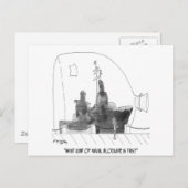 Carte Postale Caricature marine 9228 (Devant / Derrière)