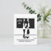 Carte Postale Caricature mathématique 6838 (Debout devant)