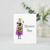 Carte Postale Caricature mignonne Queen Bee (Debout devant)