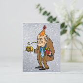 Carte Postale caricature personne âgée (Debout devant)