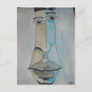 Carte Postale Caricature pop art afro-américaine