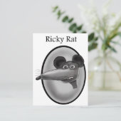 Carte Postale Caricature Ricky Rat (Debout devant)