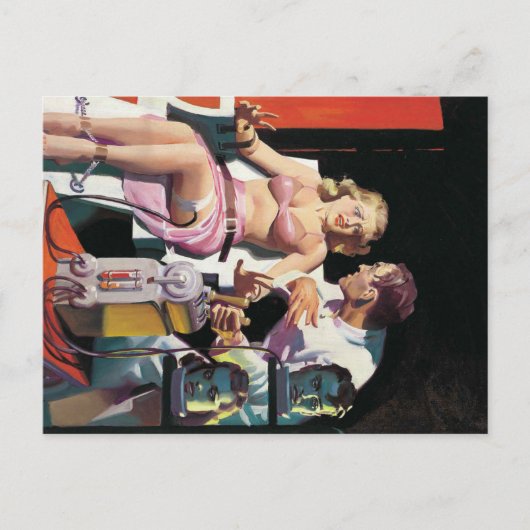 Carte Postale Caricature vintage bizarre halloween (Devant)