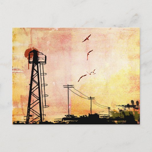 Carte Postale carie graffiti urbaine (Devant)