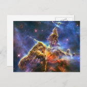 Carte Postale Carina Nebula Hubble Space (Devant / Derrière)