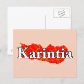 Carte Postale Carinthie (Devant / Derrière)